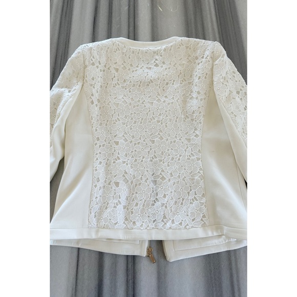 Karl Lagerfeld White Blazer/Jacket Size 4 NEW - Picture 7 of 7